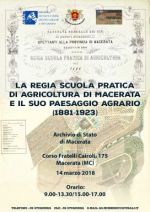 La Regia Scuola Pratica di Agricoltura di Macerata e il suo paesaggio agrario (1881-1923)