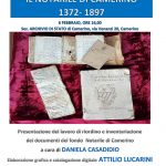 Il notarile di Camerino 1372-1897
